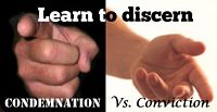 Conviction vs Condemnation