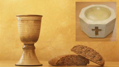 Bread, Wine and Baptismal Font : Two Avenues of Grace