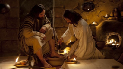 Jesus Washing Peter's Feet : Ministry to Others